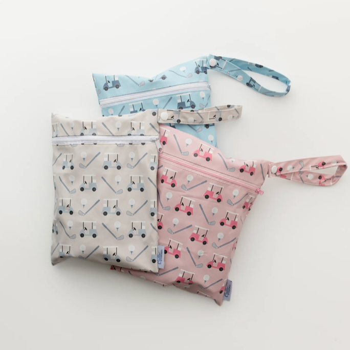 Calla & Friends Pink Golf Grayson Long Sleeve Bib