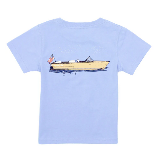 Properly Tied Boating Tradition on Light Blue