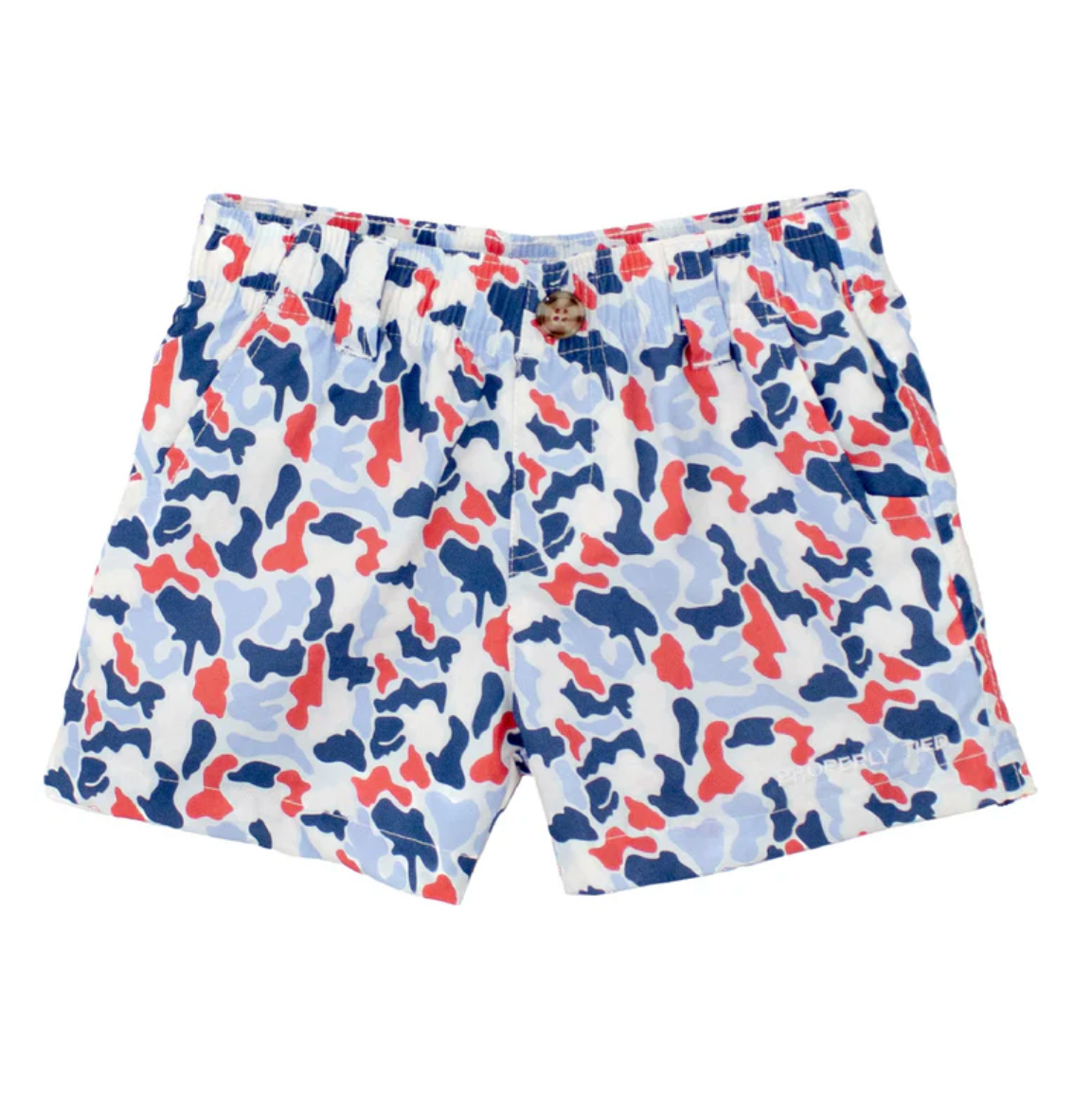 Properly Tied Americano Camo Mallard Shorts