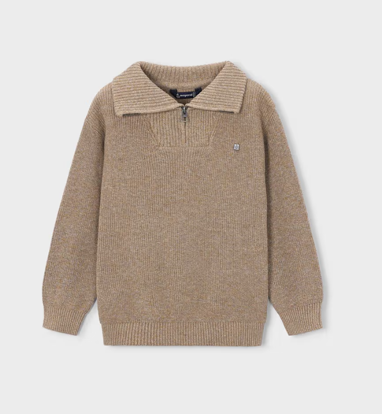 Mayoral Boys Quarter-Zip Sweater
