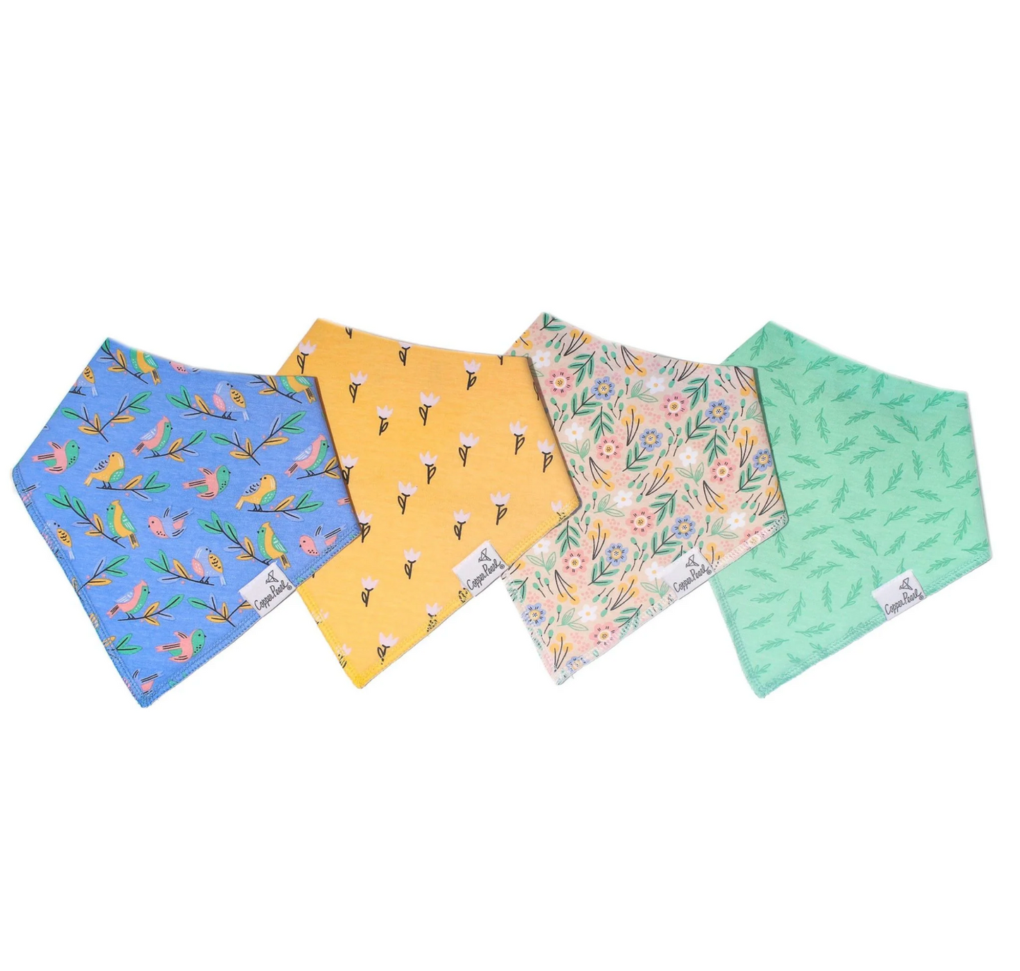 Copper Pearl Baby Bandana Bibs