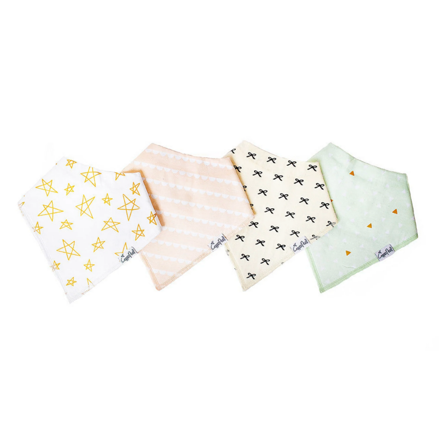 Copper Pearl Baby Bandana Bibs