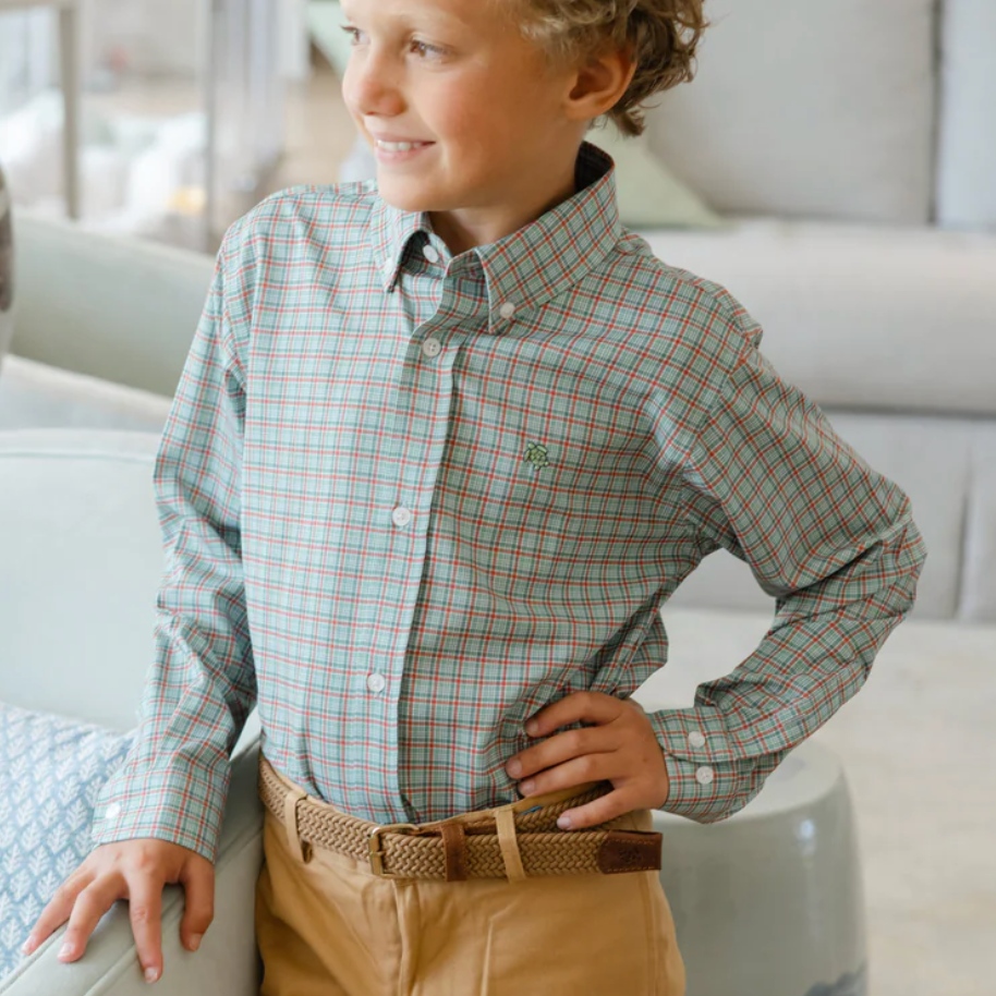 J. Bailey Roscoe Jingle Performance Button Down