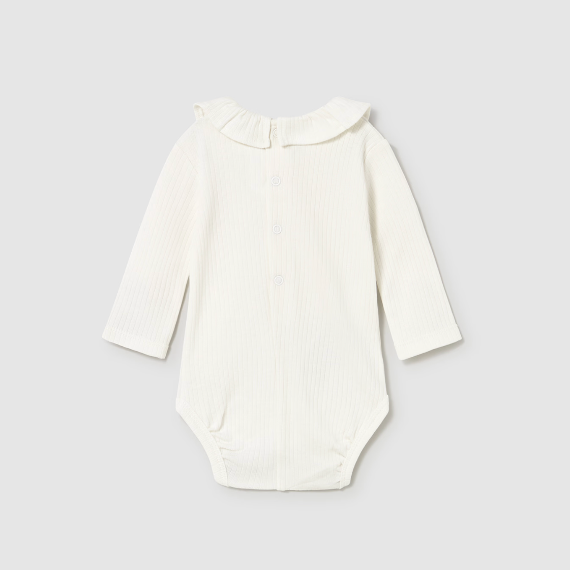Mayoral Baby Girl Cream Ribbed Onesie