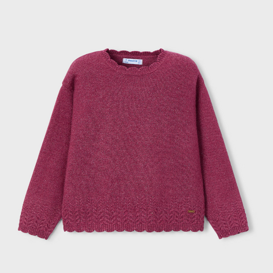 Mayoral Girl Cherry Sweater