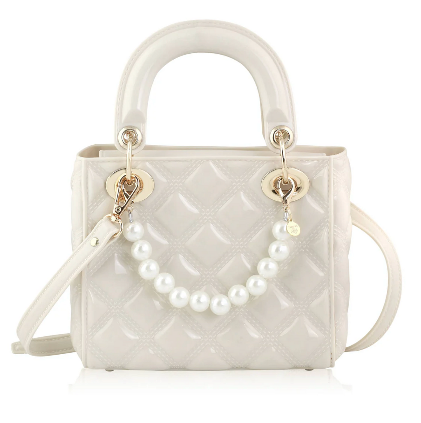 Carrying Kind Ivory Pearl Purse