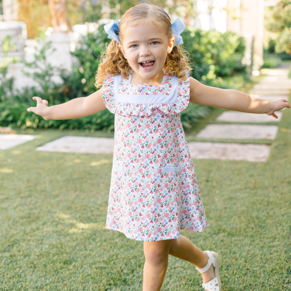 The Proper Peony Geranium Sleeveless Dress