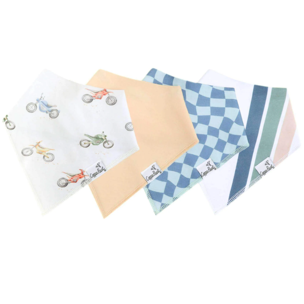 Copper Pearl Baby Bandana Bibs