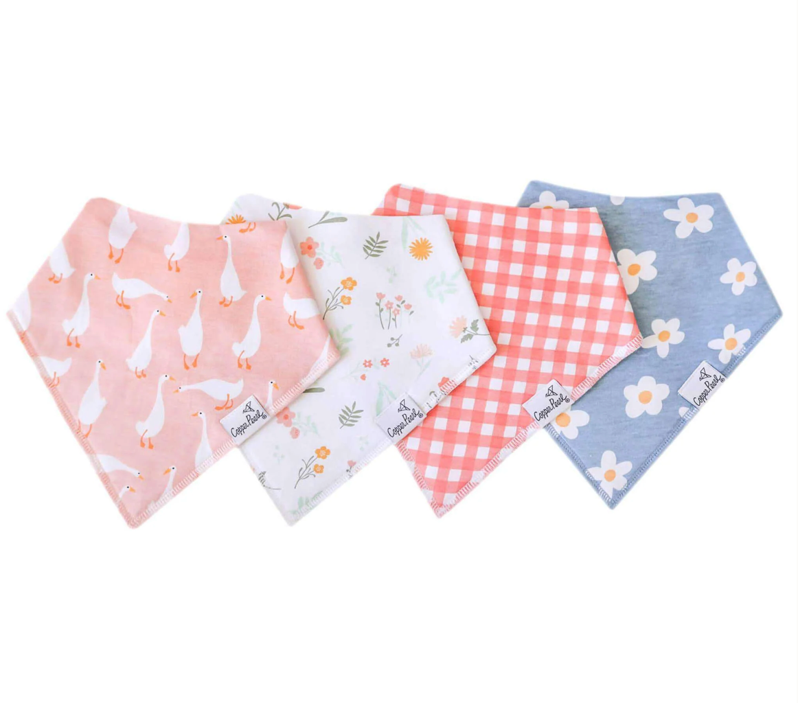 Copper Pearl Baby Bandana Bibs