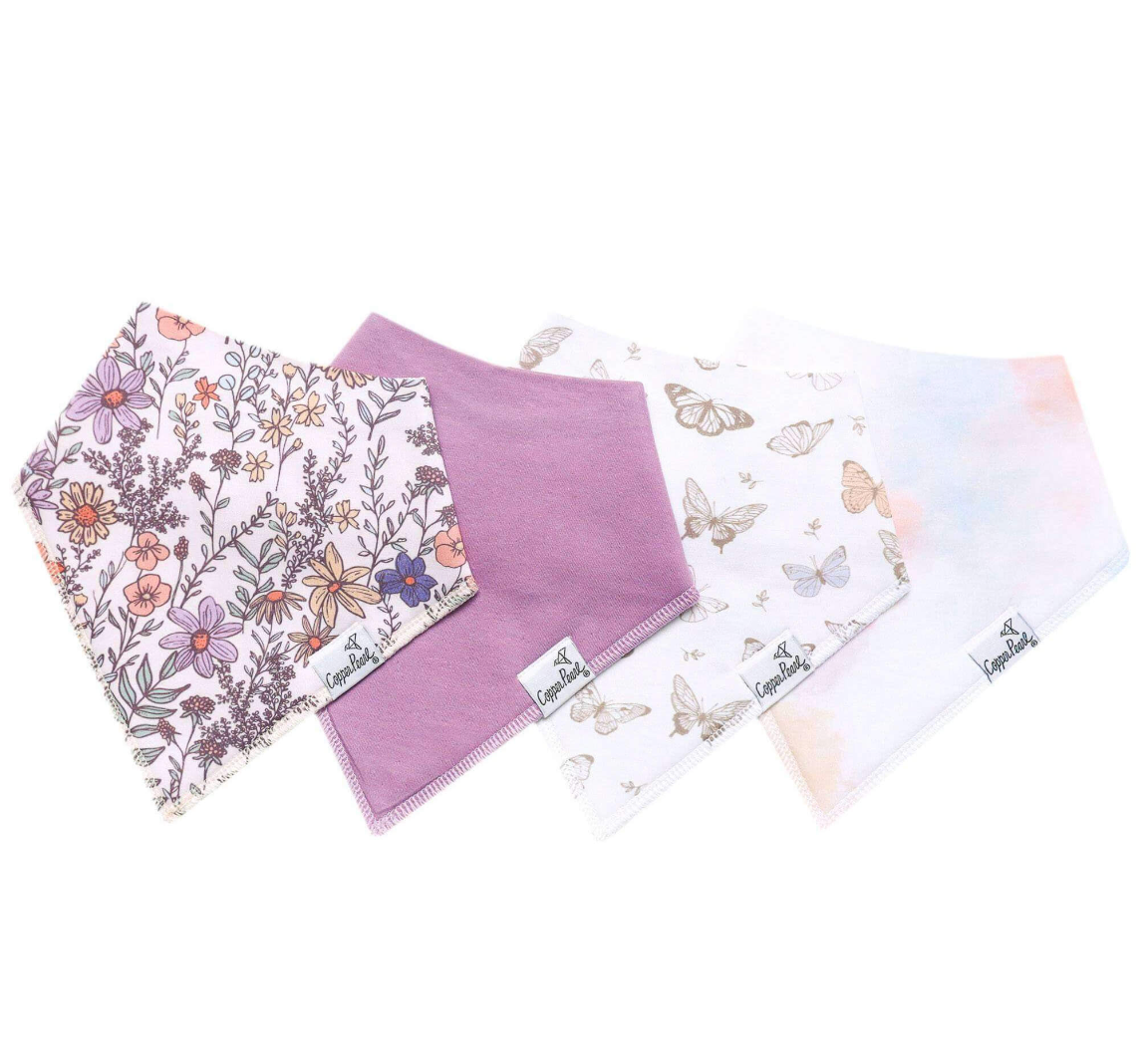 Copper Pearl Baby Bandana Bibs