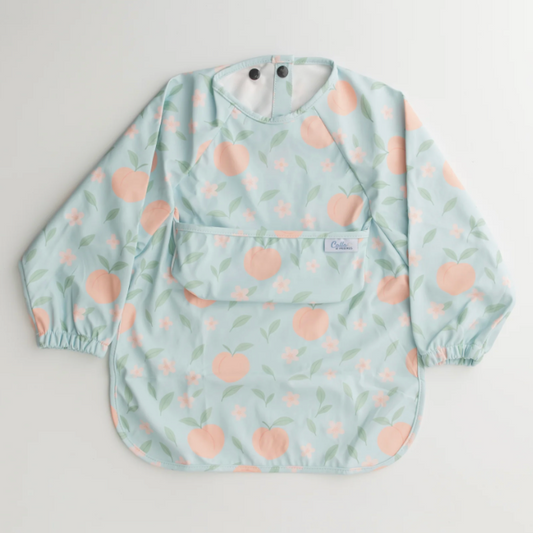 Calla & Friends Peach Blossom Grayson Long Sleeve Bib
