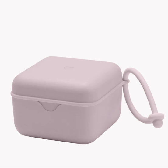 Bibs Pacifier Box - Dusky Lilac