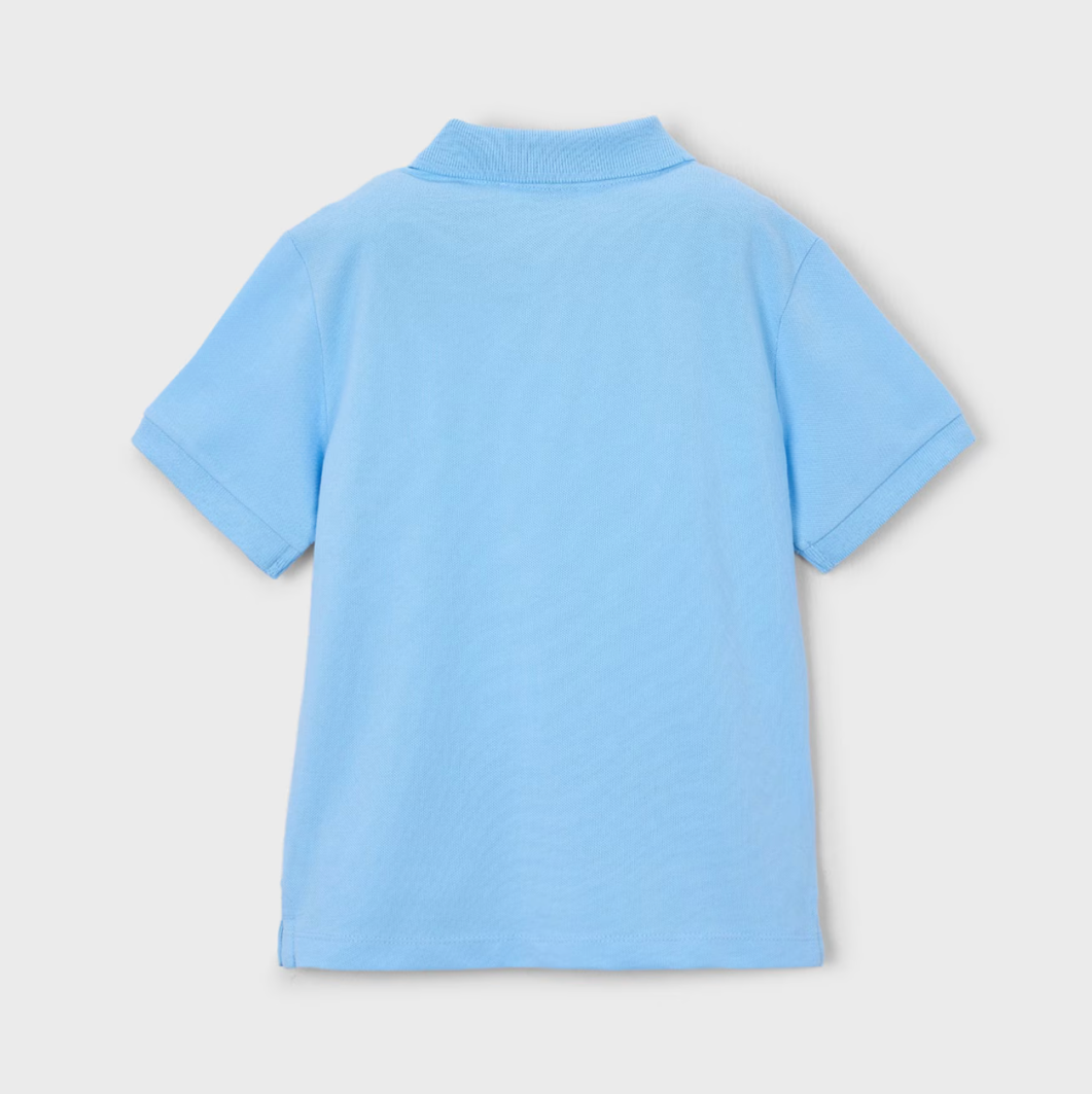Mayoral Boys Sky Blue Basic Polo