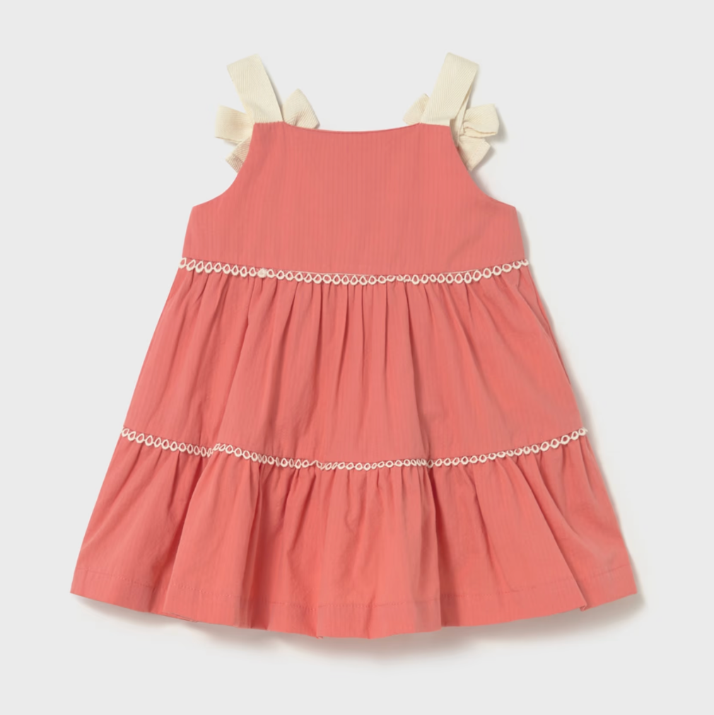 Mayoral Baby Girl Orange Dress