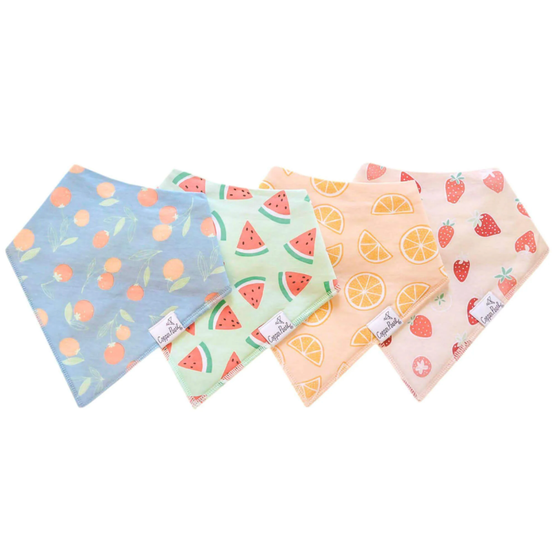 Copper Pearl Baby Bandana Bibs