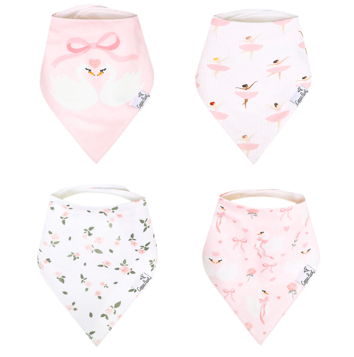 Copper Pearl Baby Bandana Bibs