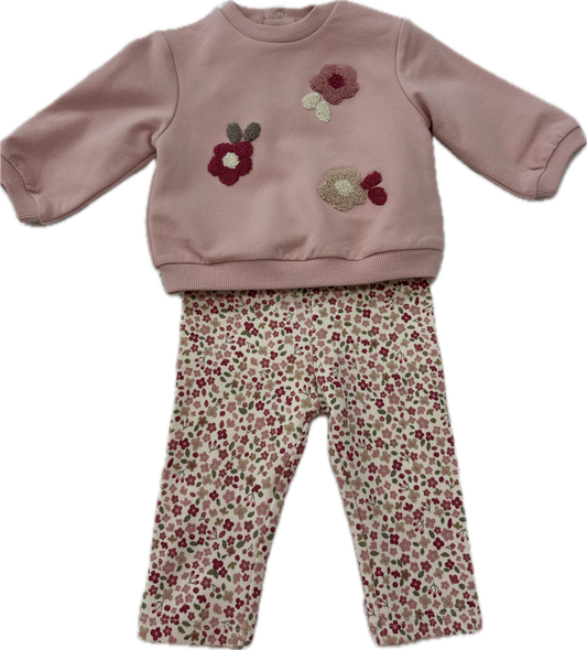 Mayoral Baby Girl Legging Set - Pink Top