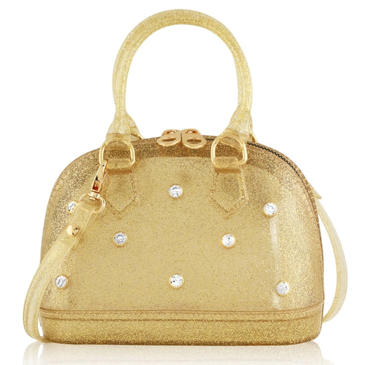 Carrying Kind Gold Sparkle Rhinestone Cate Purse