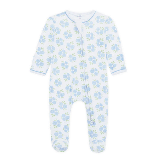 Magnolia Baby Dreamy Hydrangeas Zip Footie