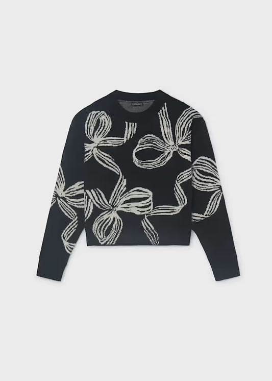 Mayoral Tween Girl Bow Sweater