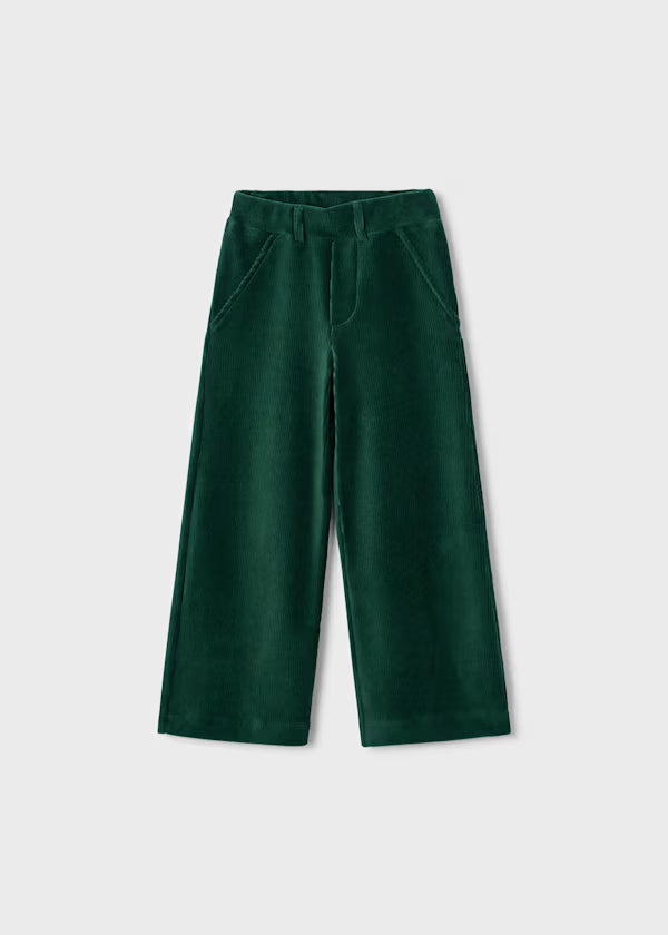Mayoral Girls Green Corduroy Pants