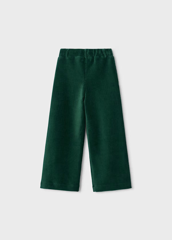 Mayoral Girls Green Corduroy Pants