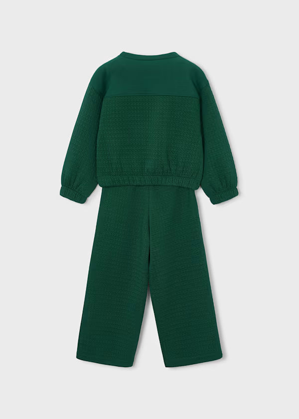 Mayoral Girls Green Sweatsuit