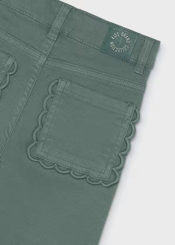 Mayoral Girl Bayleaf Twill Pants