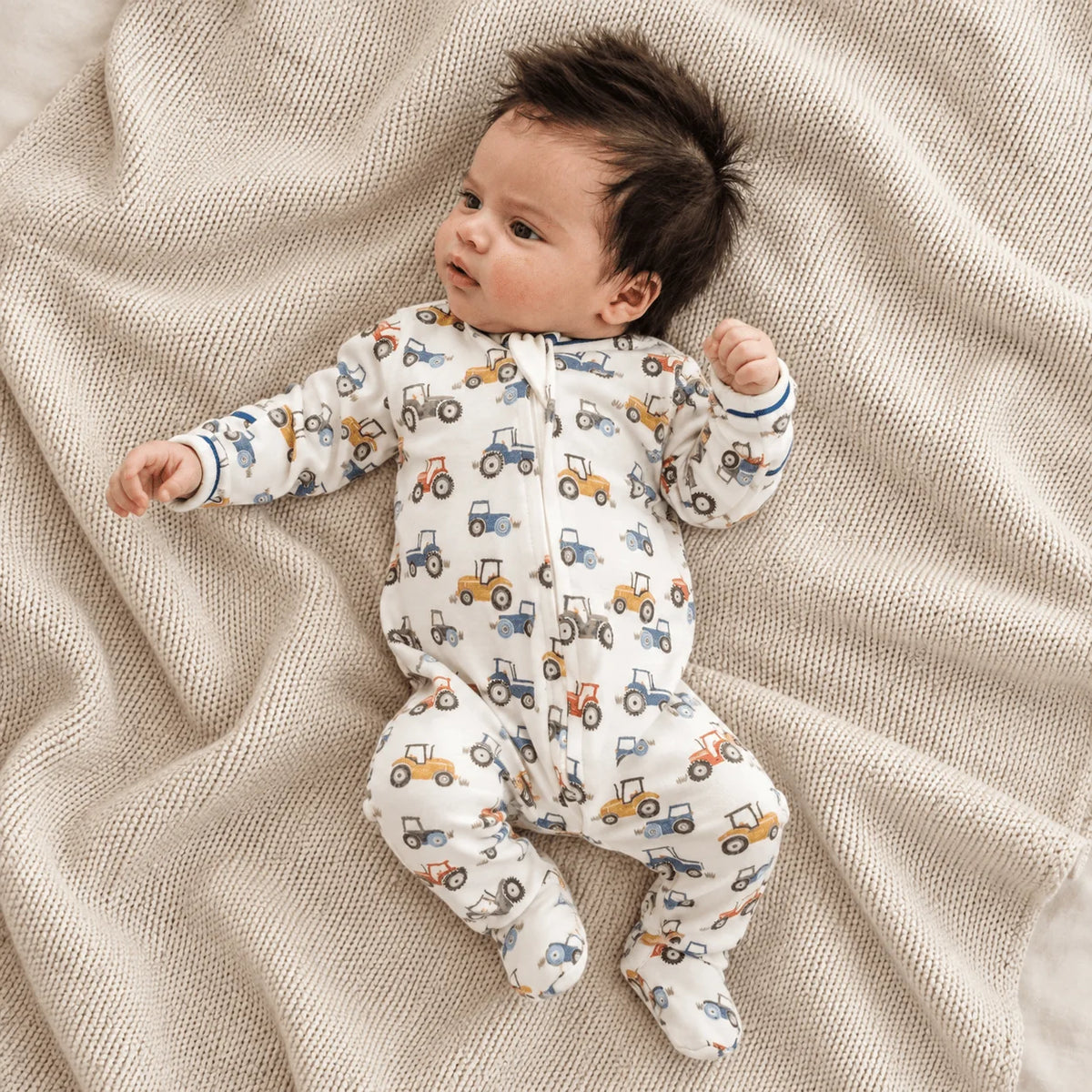 Magnolia Baby Harvest Haulers Zip Footie