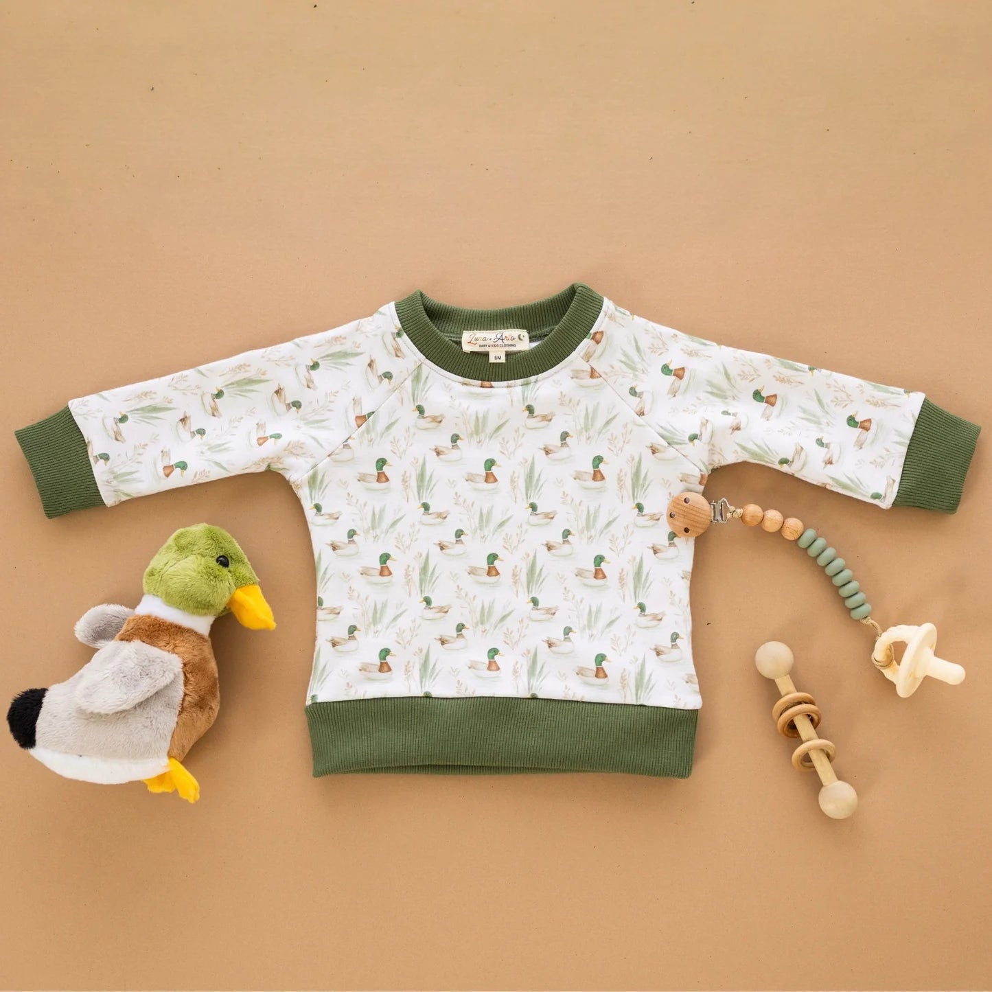Luna & Arlo Mallard's Pond Pullover Sweatshirt