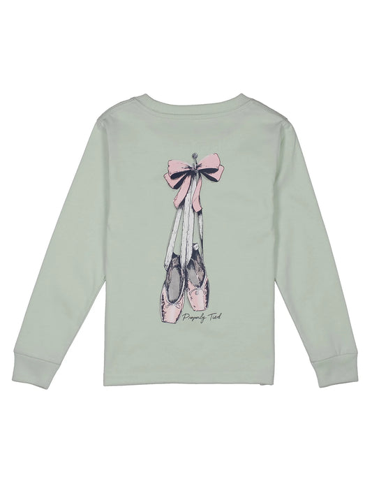 Properly Tied Girls Ballet LS Pale Mint