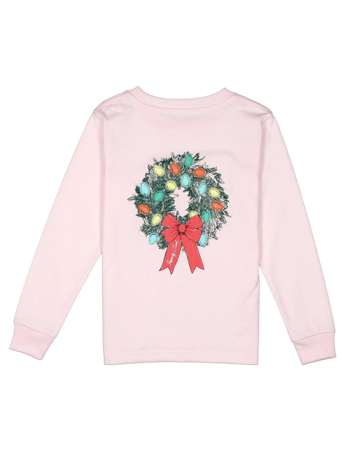 Properly Tied Girls Wreath LS Rose