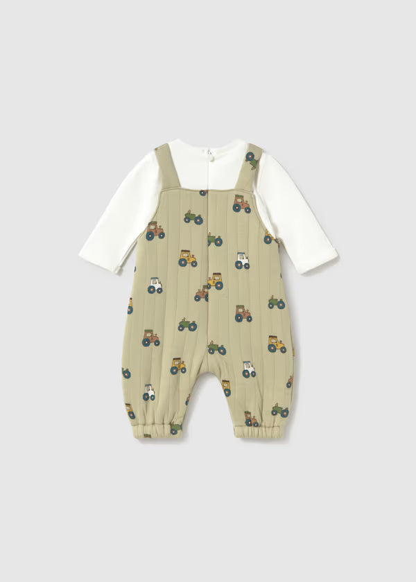 Mayoral Baby Boy Tractor Romper