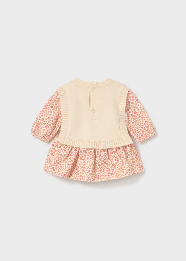 Mayoral Baby Floral Dress & Vest
