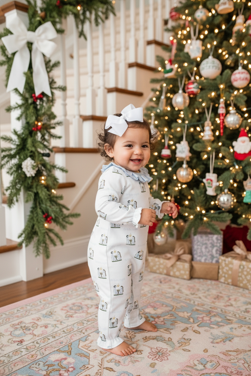 Cypress Row Oh Holy Night Rosie Romper