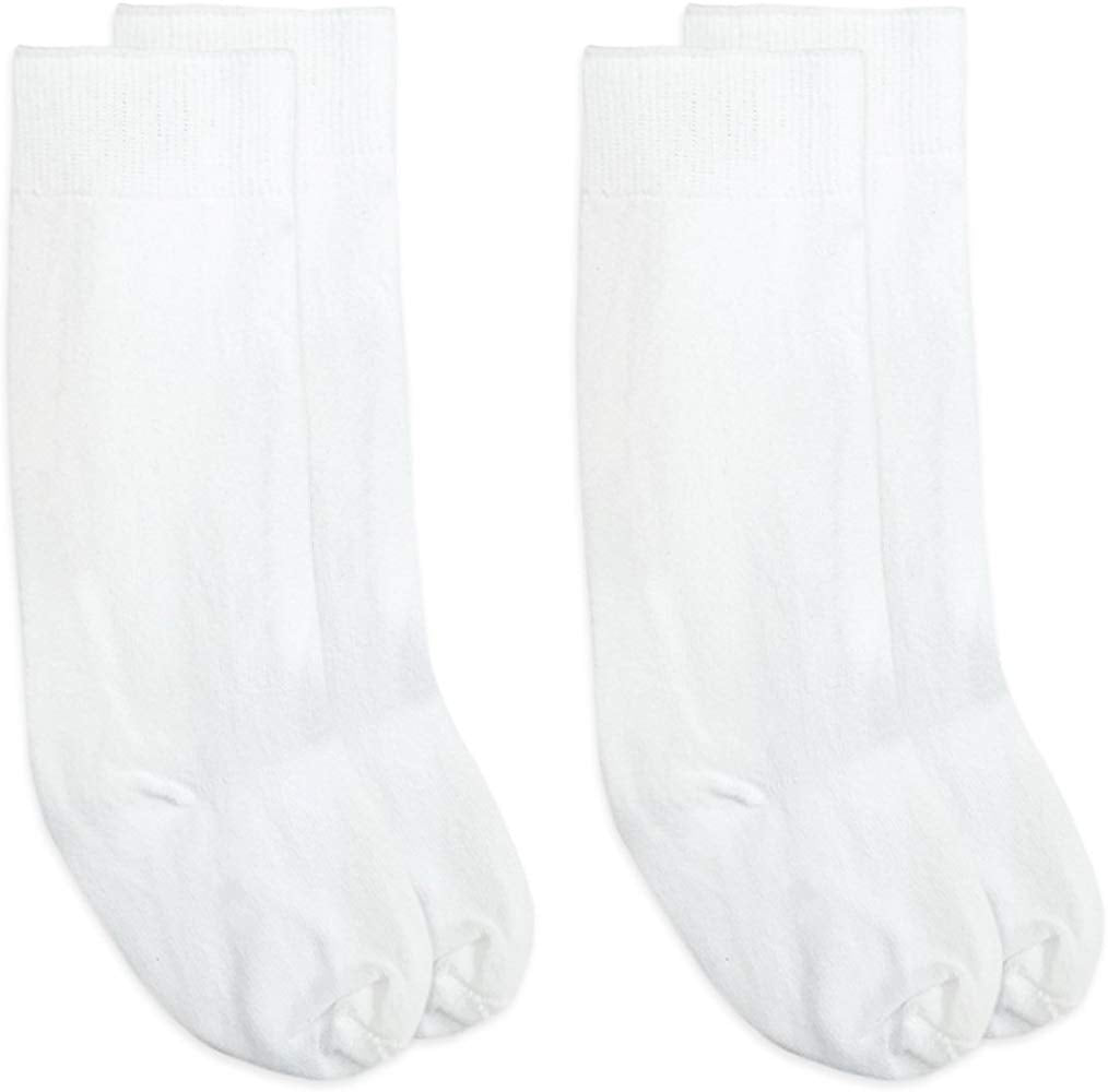 Jefferies High Class Nylon Knee Socks- White