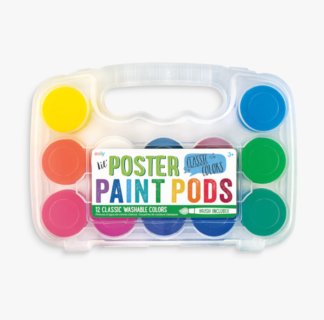 Ooly Lil' Paint Pods Poster Paints - Classic Colors