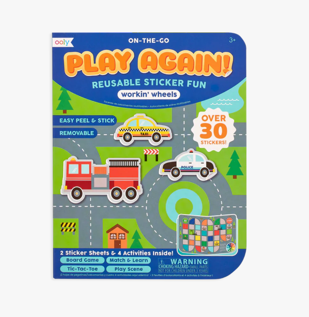 Ooly Play Again! Mini Activity Kit - Working Wheels