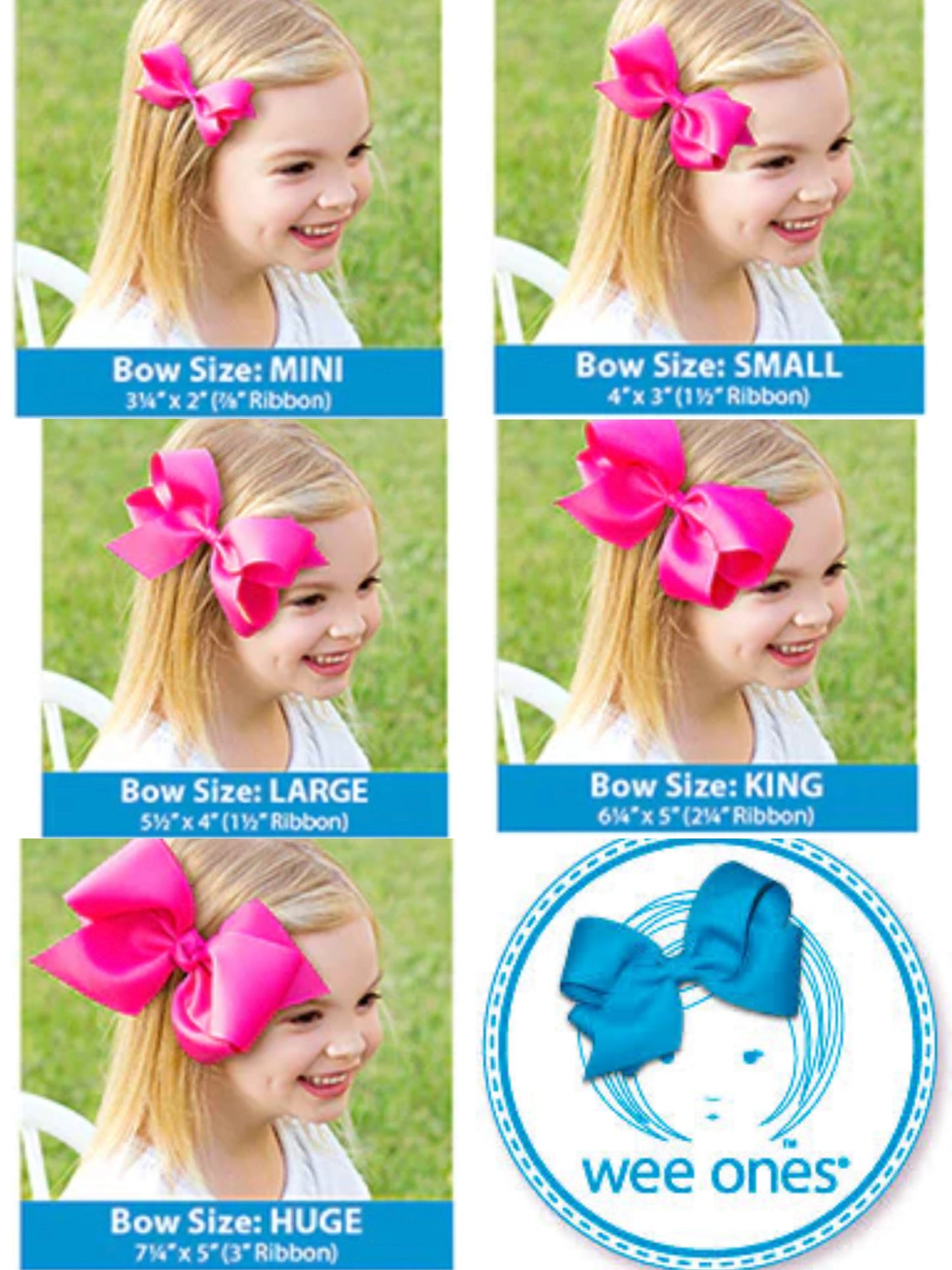 Wee Ones Hair Bows Sideshow Rose SSR