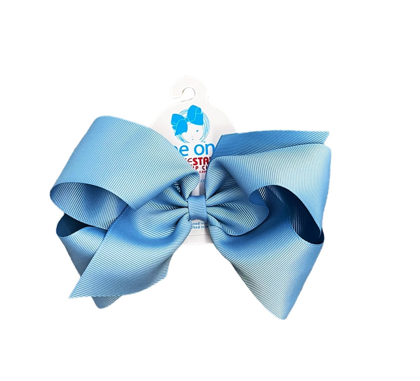 Wee Ones Hair Bows French Blue FBL